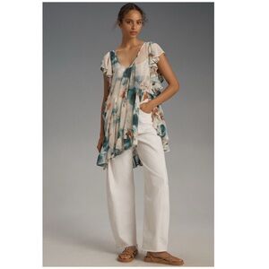 Anthropologie Godet Swing Tunic Top